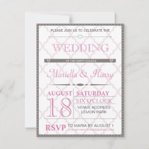 Retro Wedding Invitation