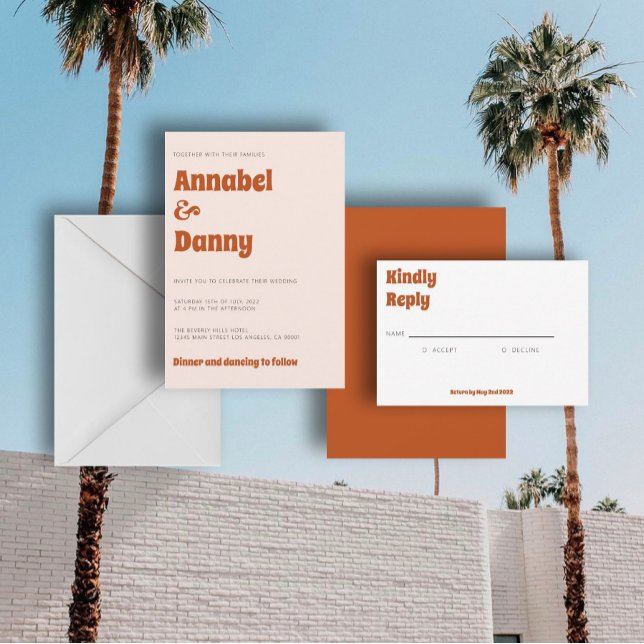 Retro Wedding Invitation (Creator Uploaded)