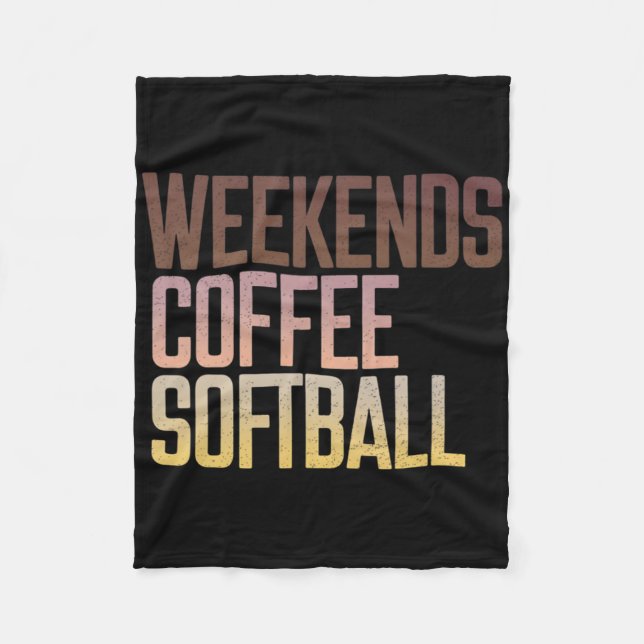 Retro Weekends Coffee And Softll Funny Softll Mama Fleece Blanket (Front)