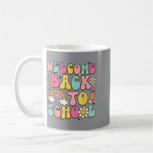 Retro Welcome Back To School Teacher Coffee Mug