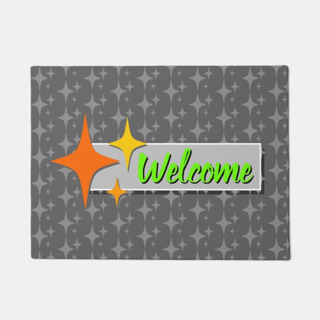 Retro Welcome Doormat (Front)