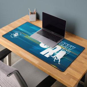 Retro Wellness Club Sporty Fashion Desk Mat