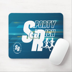 Retro Wellness Club Sporty Fashion   Mouse Pad