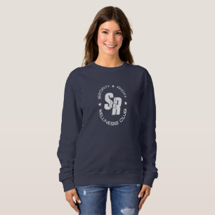 Retro Wellness Club Sporty Fashion   Women Sweatshirt