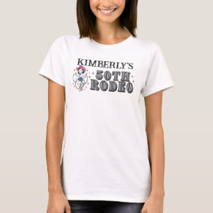 Retro Western 50th Rodeo Birthday T-Shirt