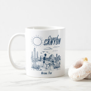 Retro Western Grand Canyon National Park Valley Coffee Mug