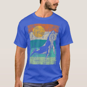 Retro Whale LoverMarine Biologist Aquarist Whales T-Shirt