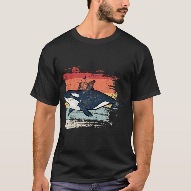 Retro Whale T-Shirt (Front)