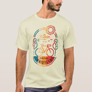 Retro Whistler Bike Trail. T-Shirt