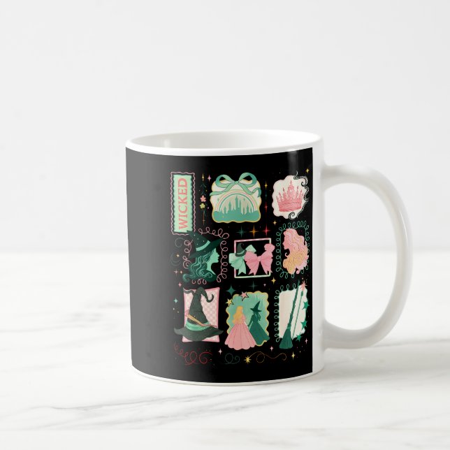 Retro Wicked Stamps Christmas Vibes Clothing  Coffee Mug (Right)