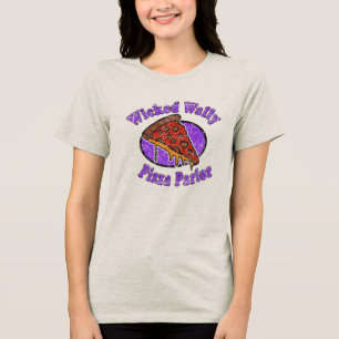 Retro Wicked Wally's Pizza Parlor Tri-Blend Shirt