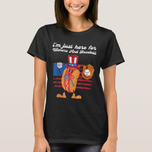 Retro Wieners Hot Dog Coquette Bow,baseball,4th Of T-Shirt