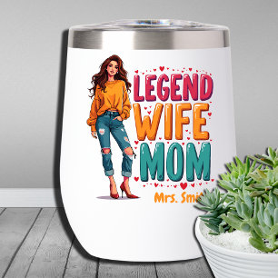 Retro Wife Mum Legend Vintage Mothers Day Mother