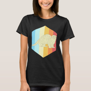 Retro Wild Giant Otter Zoo Animal Wildlife Sea Ott T-Shirt