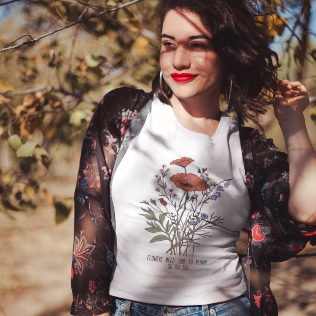Retro Wildflower T-Shirt (Creator Uploaded)