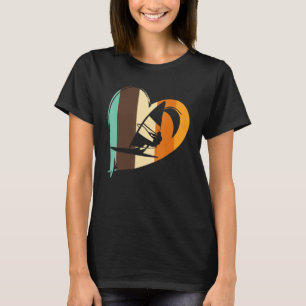 Retro Windsurfing Surfing Surfer Kitesurfer Windsu T-Shirt