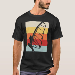 Retro Wing Surfing Cool Foil  Vintage Wing Surfer T-Shirt