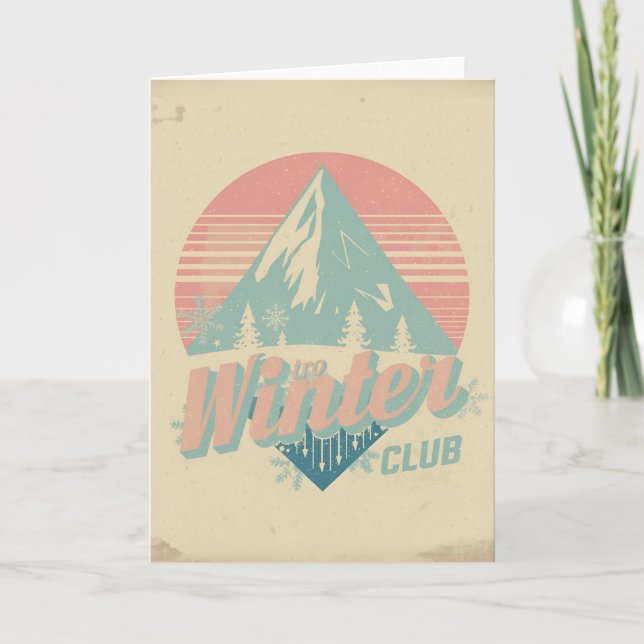 Retro Winter Club Card (Front)