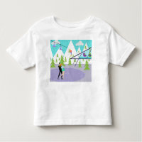 Retro Winter Ski Resort T-Shirt