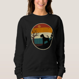 Retro Wire Fox Terrier Graphic Dog  Wire Fox Terri Sweatshirt