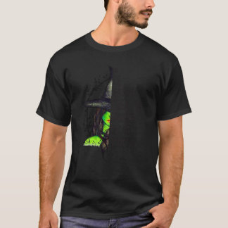 Retro Witch Halloween In A World Full Of Grandmas  T-Shirt