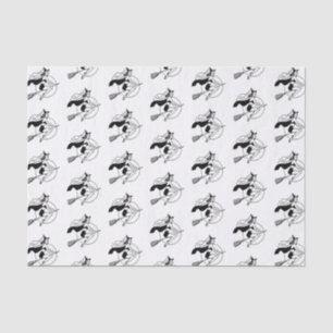 Retro Witch Tissue Paper