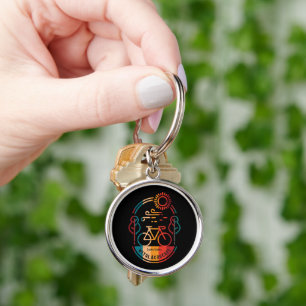 Retro Withlacoochee Bike Trail Key Ring
