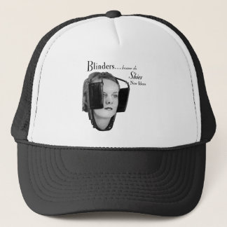 Retro Woman with Blinders Trucker Hat