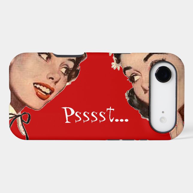 Retro Women Gossips (Back (Horizontal))