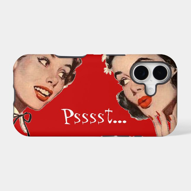 Retro Women Gossips (Back (Horizontal))