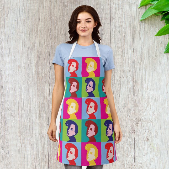 Retro Women Pop Art Apron (Creator Uploaded)