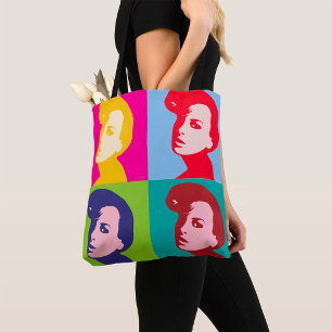 Retro Women Pop Art Tote Bag