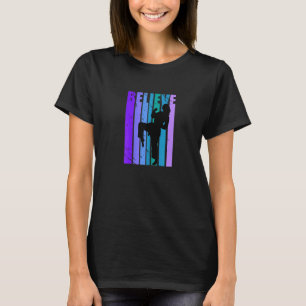 Retro Womens Brasilian Jiu Jitsu Motivational Beli T-Shirt