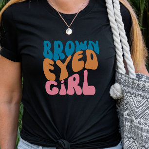 Retro Women's Brown Eyed Girl T-Shirt