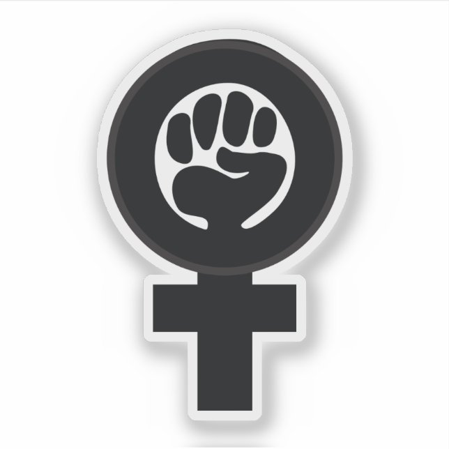 Retro Women's Symbol with Fist (Front)