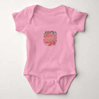 Retro Wonderland Baby Bodysuit