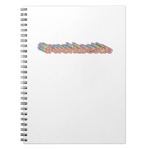Retro Work Bestie Classic Notebook