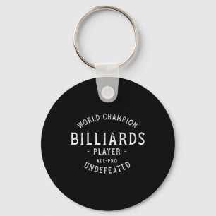 Retro World Champion Billiards Key Ring