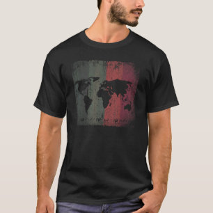 Retro World Map 1 T-Shirt