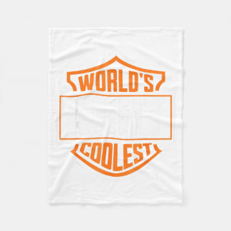 Retro Worlds Coolest Aunt Matching Family Reunion Fleece Blanket