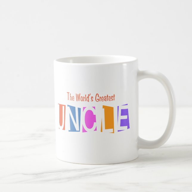 Retro World's Greatest Uncle Coffee Mug (Right)