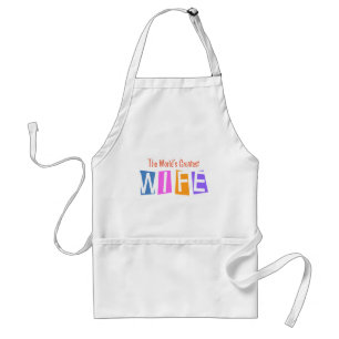 Retro World's Greatest Wife Standard Apron