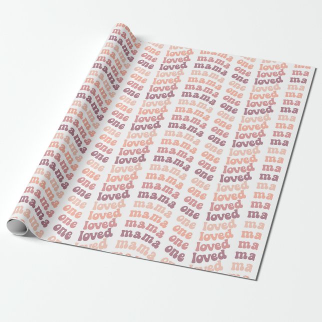 Retro  wrapping paper (Unrolled)