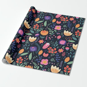 retro wrapping paper