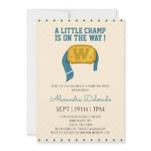 Retro Wrestling Baby Shower