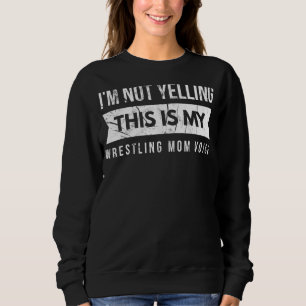Retro Wrestling Costume Funny Wrestler Wrestling M Sweatshirt