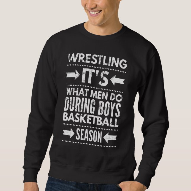 Retro Wrestling Shirt Costume  Wrestler Real Mens (Front)