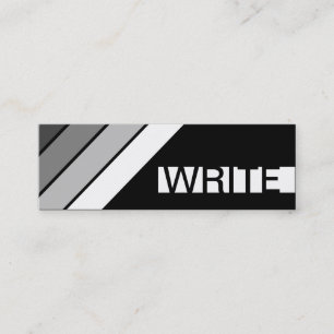 retro WRITE Mini Business Card