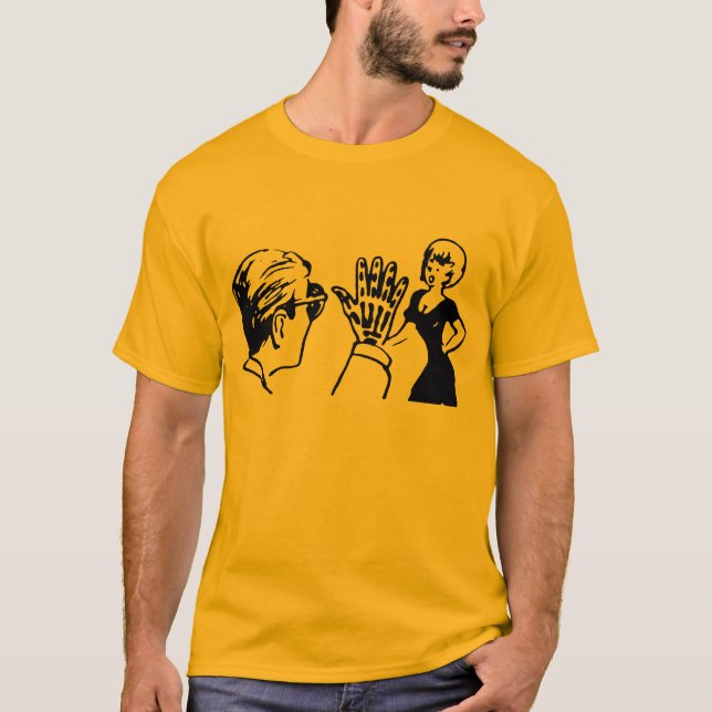 Retro X-Ray Specs Advertising Design T-Shirt (Front)