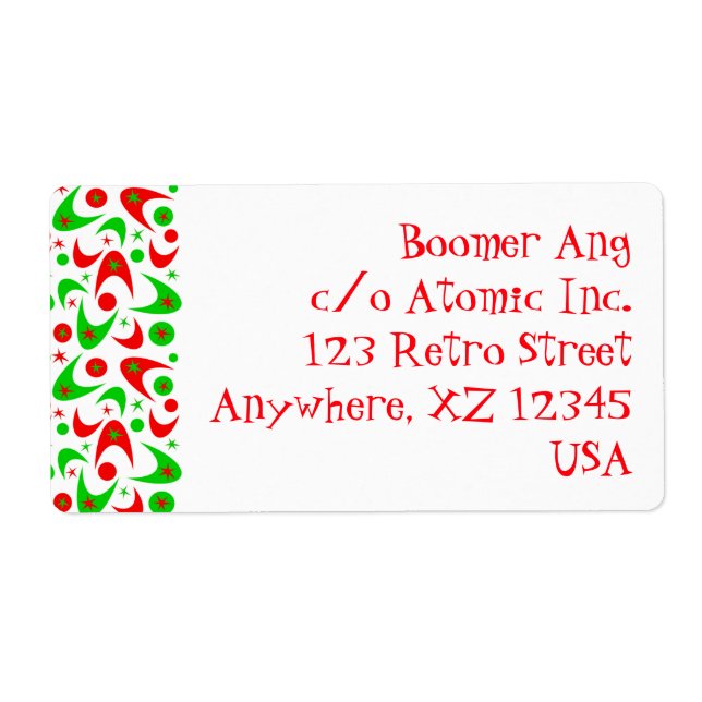 Retro Xmas Boomerangs (Front)